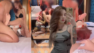 คลิปหลุด My_giji น้องจีจี้ Onlyfans สองสาวหมวยทรงซ้อสวิงกิ้งกับหนุ่มแบบเสียวๆ ก่อนโดนเย็ดเล้าโลมกันเองจนเสียวแล้วค่อยโดนควยกระแทกหีรัวๆ
