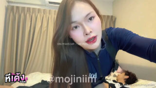 น้องนุ่มนิ่ม  สาวขาวหมวยน่ารักใส่ชุดคอสเพลย์ตำรวจร่านหี  mojiniim มาโชว์เป็นสาวคอสเพลย์จอมหื่นขึ้นควยแฟนหนุ่ม ร่อนเอวเด็ดๆเย็ดอย่างเสียวซอยหีอย่างฟินเย็ดกระแทกหีจนแตกในคารู